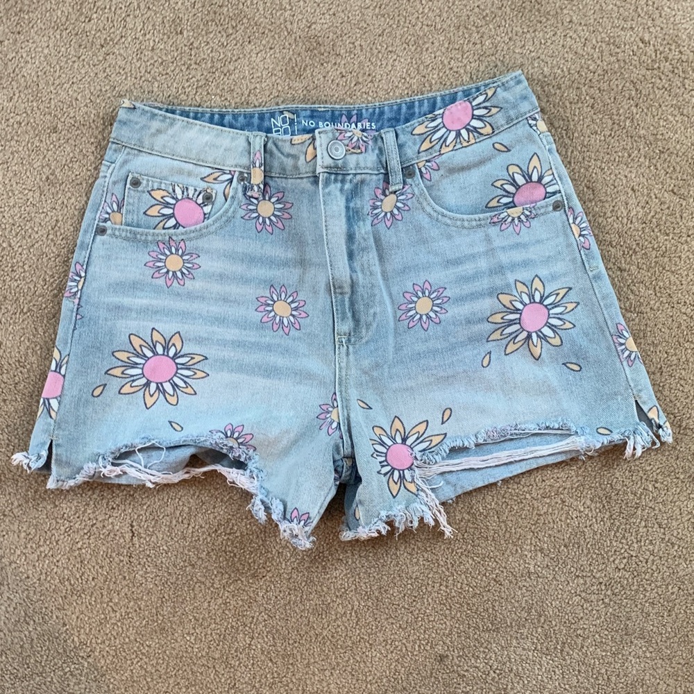 Floral Denim Women Shorts